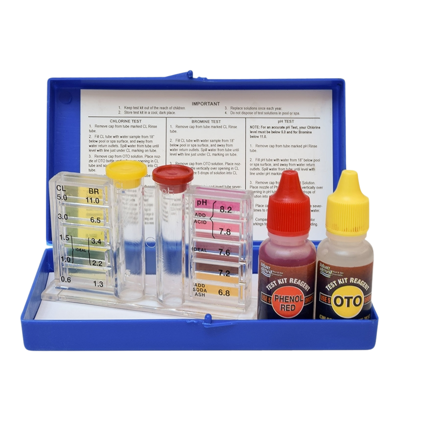 Analizador de Cloro y PH Blue Devil