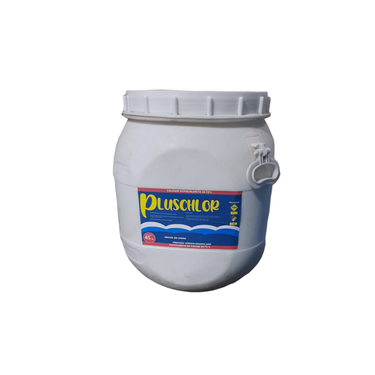 Hipoclorito de Calcio 65% Granulado Pluschlor CN 45 kg