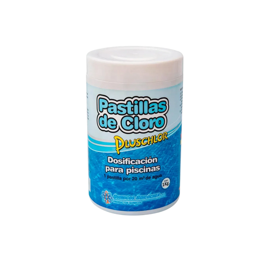 Pastillas de Cloro Pluschlor CN 1 kg